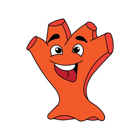 450x450 Funny Little Monster Hand Puppet Vector Illustration Royalty