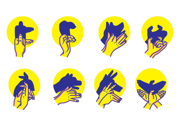 632x443 Hand Shadow Puppet Vectors Free Vector Download Cannypic