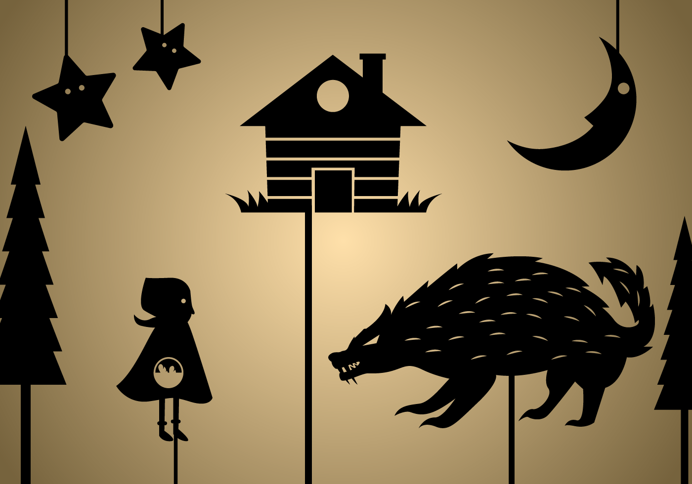 1400x980 Shadow Puppet Free Vector Art