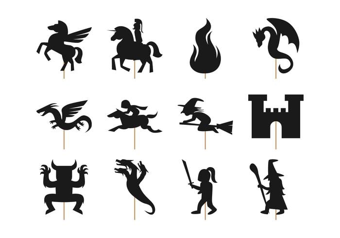 700x490 Free Fairy Tale Shadow Puppet Vector Free Graphics Uihere