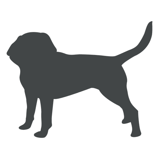 512x512 Dog Puppy Silhouette Posing