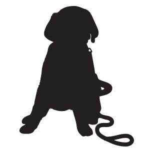 300x300 Labrador Retriever Puppy Silhouette Thm Vector Hoodamathrun
