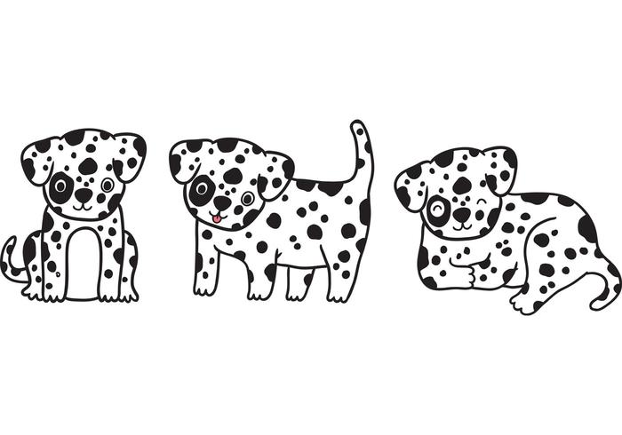 700x490 Free Vector Dalmatian Puppy Vector