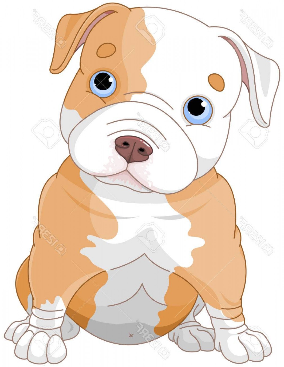 1208x1560 Pitbull Puppy Vector Illustration Cultracing
