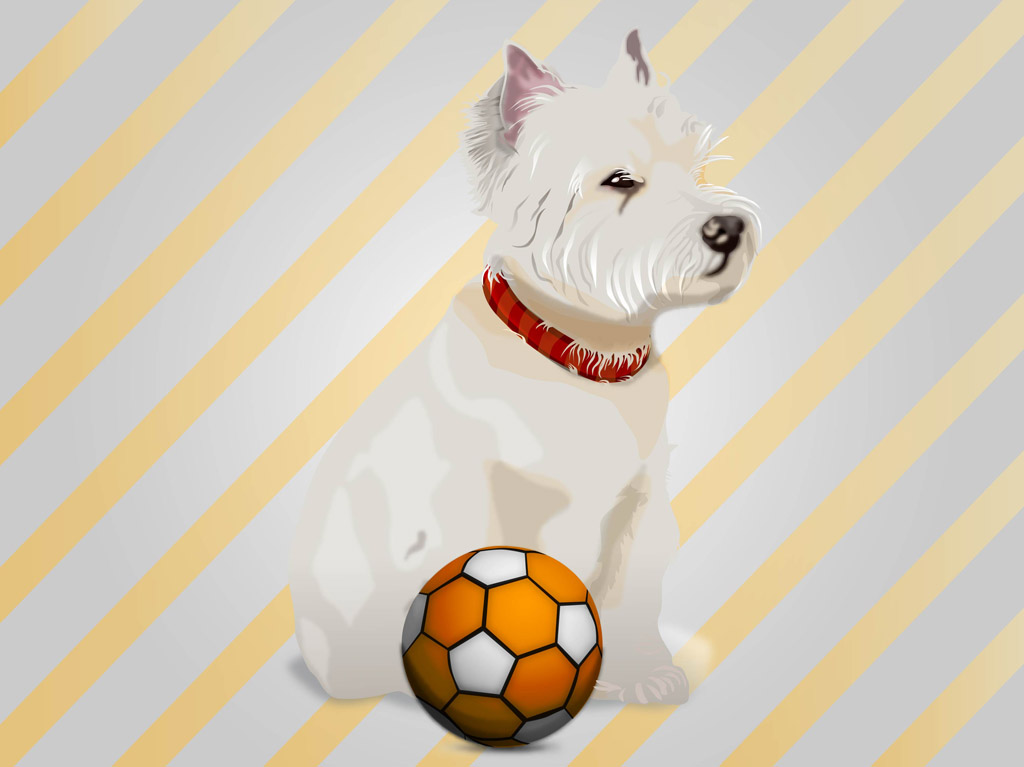 1024x767 Cute Puppy Vector Art Graphics