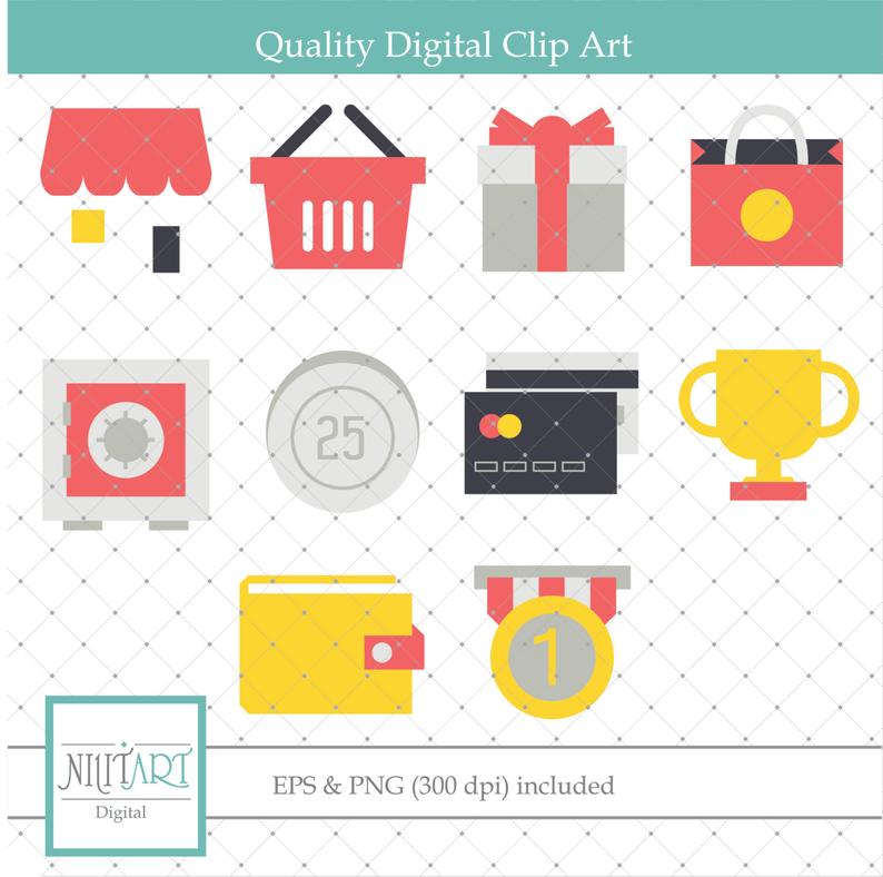 794x788 Finances Clip Art Shopping Clipart Vector Graphics Purchase Etsy