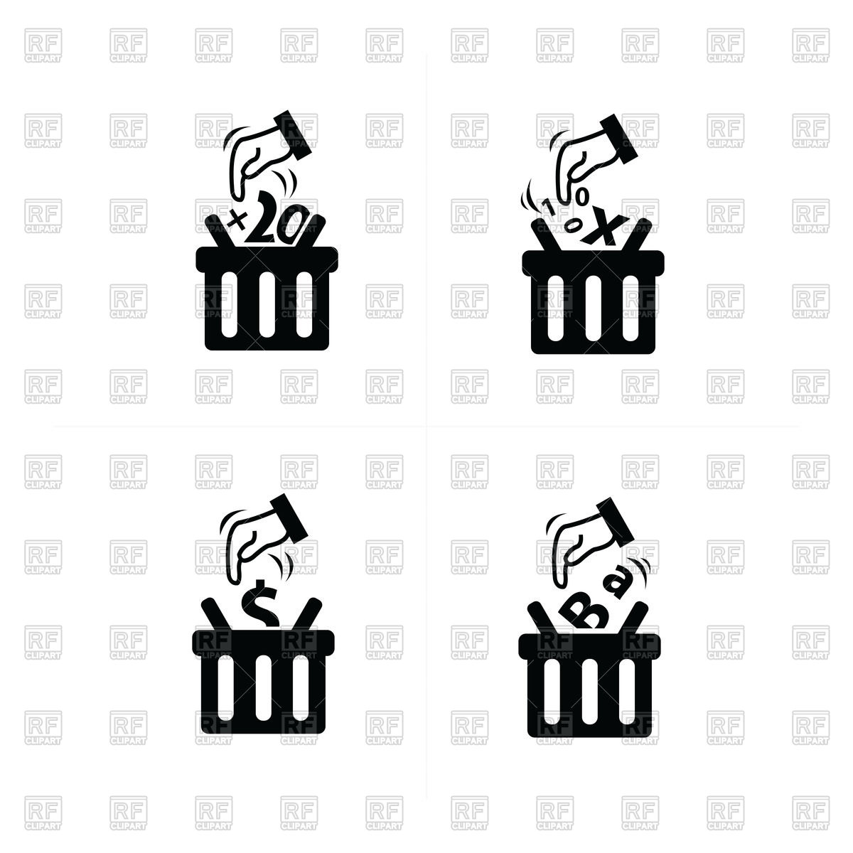 1200x1200 Shopping Cart Icons Set And Purchase Vector Image Of Icons