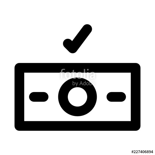 Payed Money Cash Electronic Dollar Purchase Vector Icon Stock 500x500 Payed Money Cash Electronic Dollar Purchase Vector Icon Stock