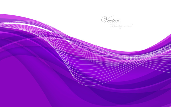 600x375 Violet Abstract Background With Wave Vector Free Download