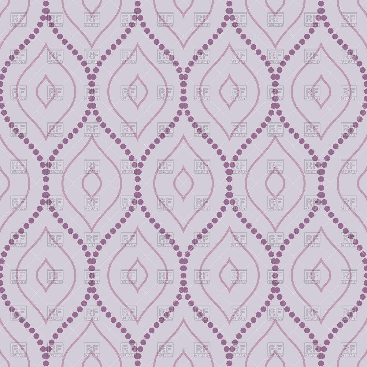1200x1200 Seamless Pattern With Wavy Lines On Light Purple Background Vector
