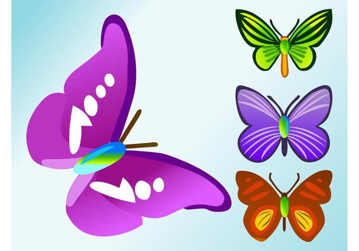 Butterflies Vector Free Graphics Uihere 700x490 Butterflies Vector Free Graphics Uihere