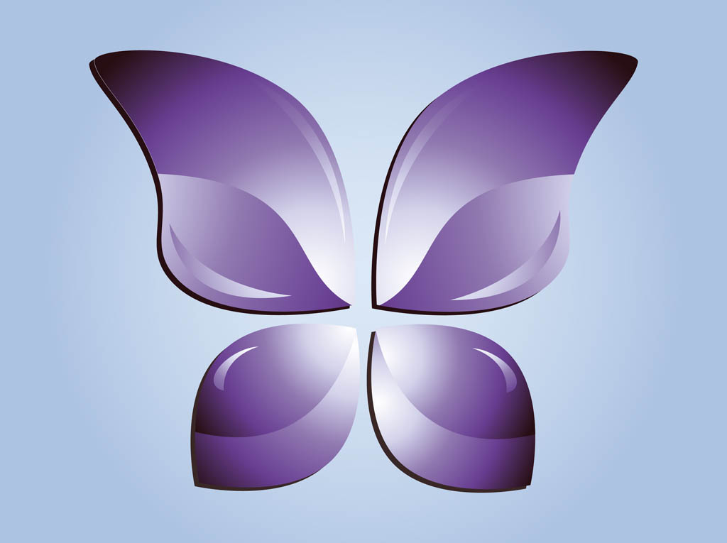 Purple Butterfly Vector Vector Art Graphics 1024x765 Purple Butterfly Vector Vector Art Graphics
