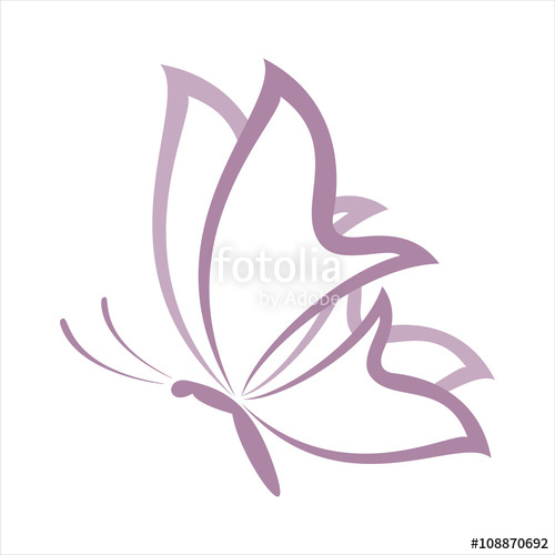 Purple Butterfly Logo Stock Image And Royalty Free Vector 500x500 Purple Butterfly Logo Stock Image And Royalty Free Vector