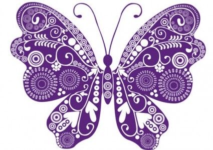 Beautiful Butterflies Vector Tatoo Butterfly Clip Art 425x299 Beautiful Butterflies Vector Tatoo Butterfly Clip Art