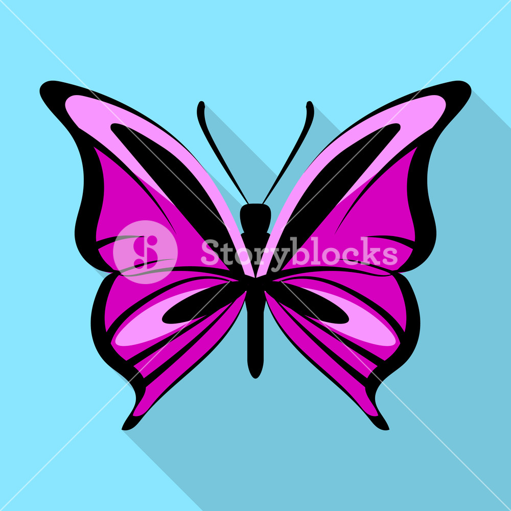 Purple Butterfly Vector at Vectorified.com | Collection of Purple