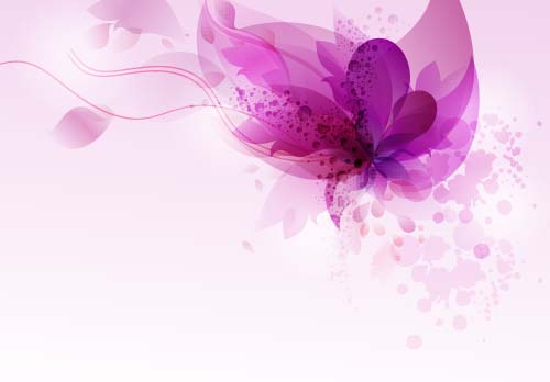 Purple Floral Dream Background Vector Free Download 500x348 Purple Floral Dream Background Vector Free Download
