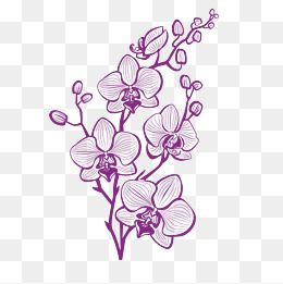 Purple Flower Vector