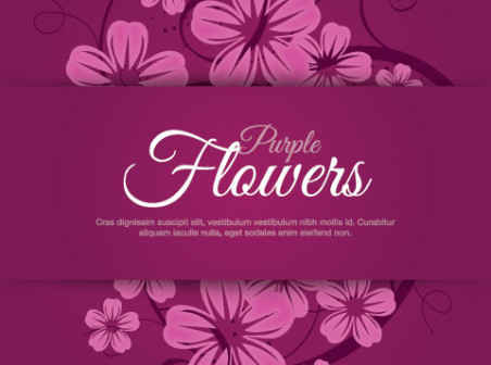 452x336 Purple Flowers Vector Graphic Free Vector Background Download