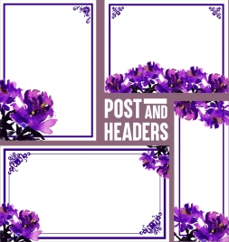 253x268 Purple Flowers Vectors Stock For Free Download