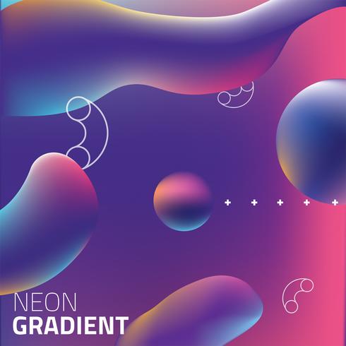 490x490 Liquid Neon Gradient Vector Design