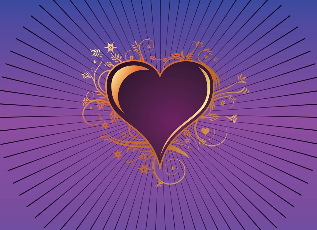 Purple Heart Vector Art Graphics 1024x743 Purple Heart Vector Art Graphics