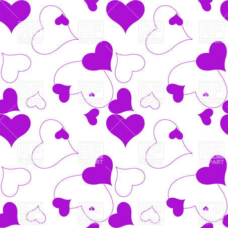 Purple Heart Seamless Pattern Vector Image Of Backgrounds 453x453 Purple Heart Seamless Pattern Vector Image Of Backgrounds