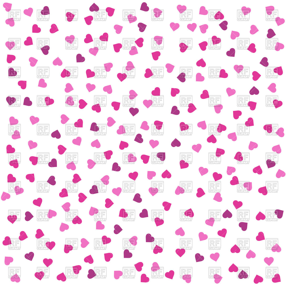 Seamless Pattern With Pink And Purple Hearts Vector Image 1200x1200 Seamless Pattern With Pink And Purple Hearts Vector Image