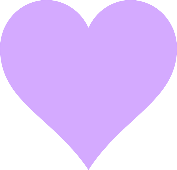Light Purple Heart Clip Art 600x578 Light Purple Heart Clip Art