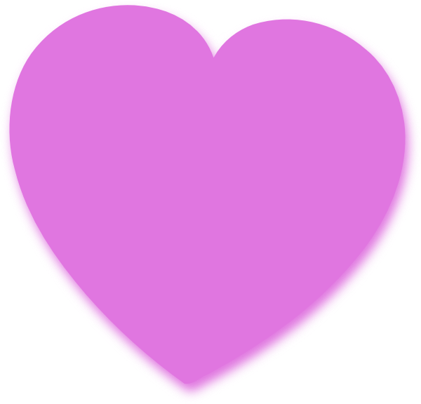Light Purple Heart Clip Art 600x576 Light Purple Heart Clip Art