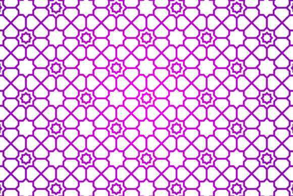 580x387 Islamic Geometric Pattern Purple Graphic