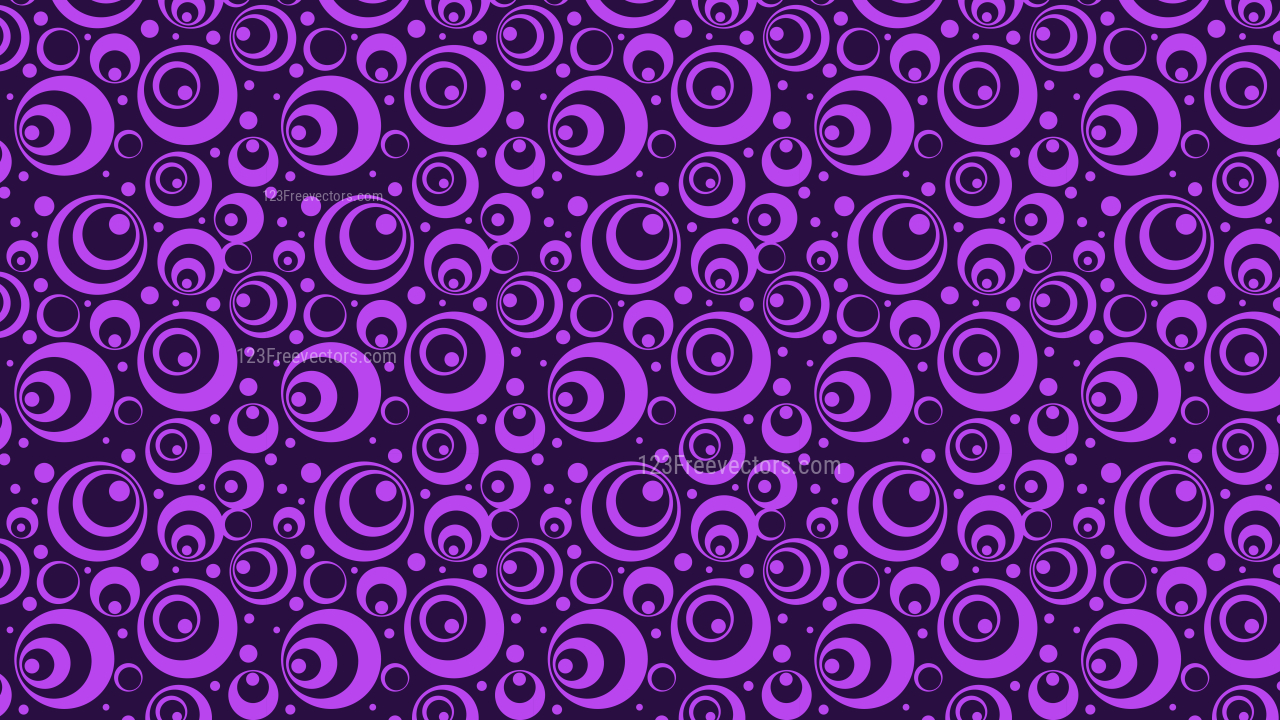 1280x720 Purple Circle Pattern Background Vector Art