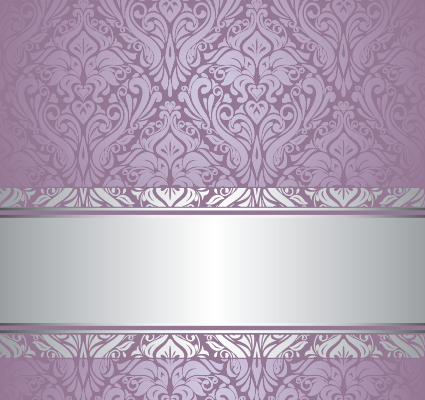 425x400 Purple Floral Ornament Pattern Backgrounds Vector Free Download