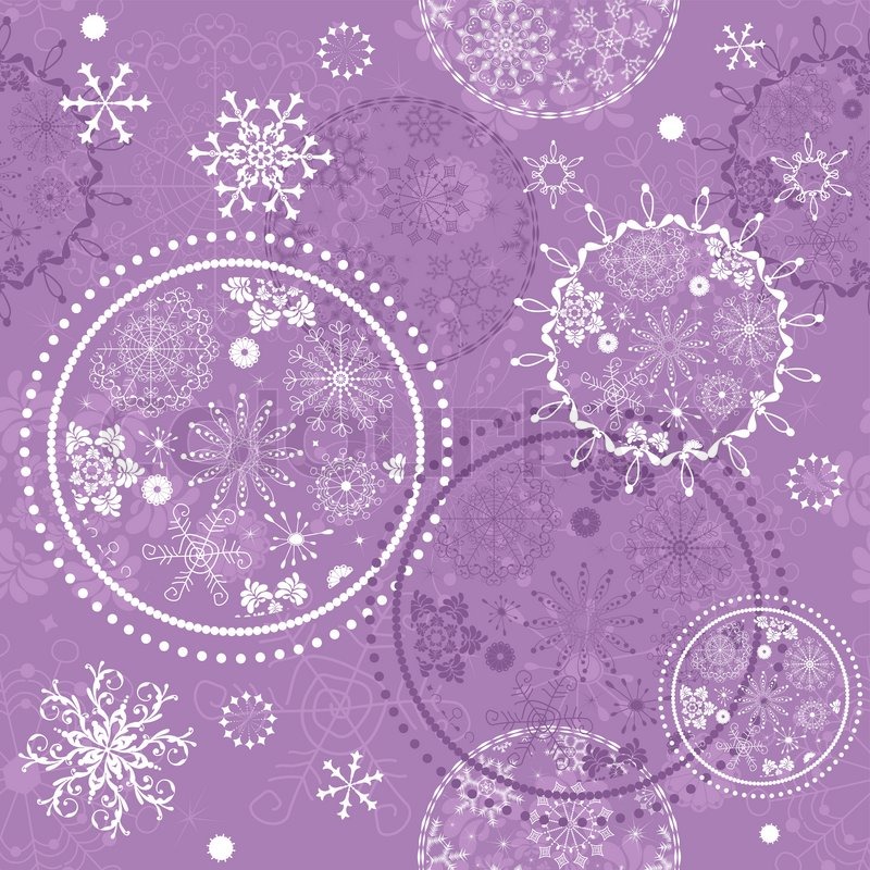 800x800 Soft Purple Seamless Christmas Pattern Stock Vector Colourbox