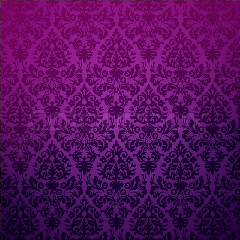 800x800 Damask Vintage Floral Pattern, Vector Stock Vector Colourbox