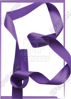 290x400 Purple Ribbon Frame Vector Image Of Backgrounds, Textures