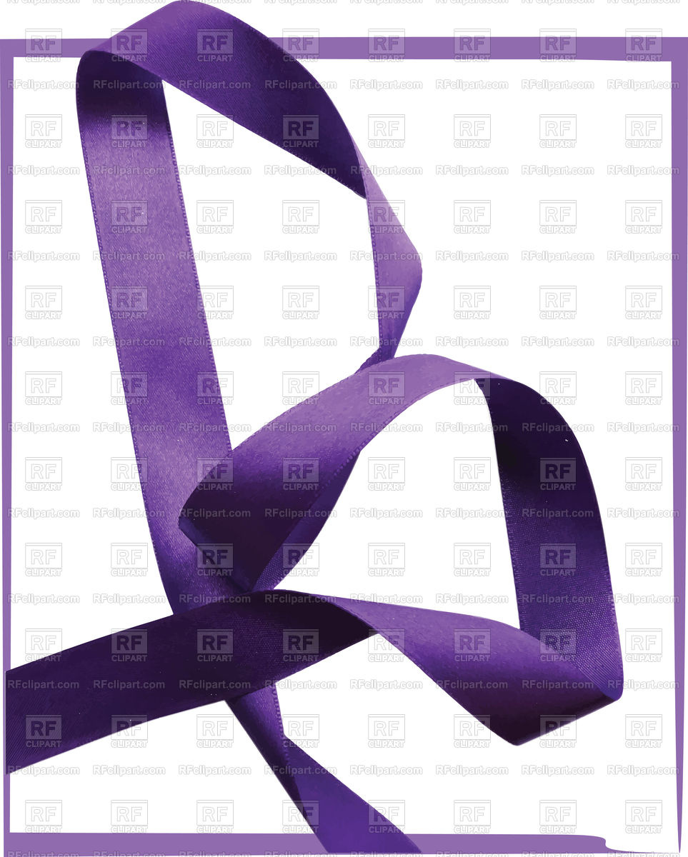 963x1200 Purple Ribbon Over White Background Vector Image Of Flags