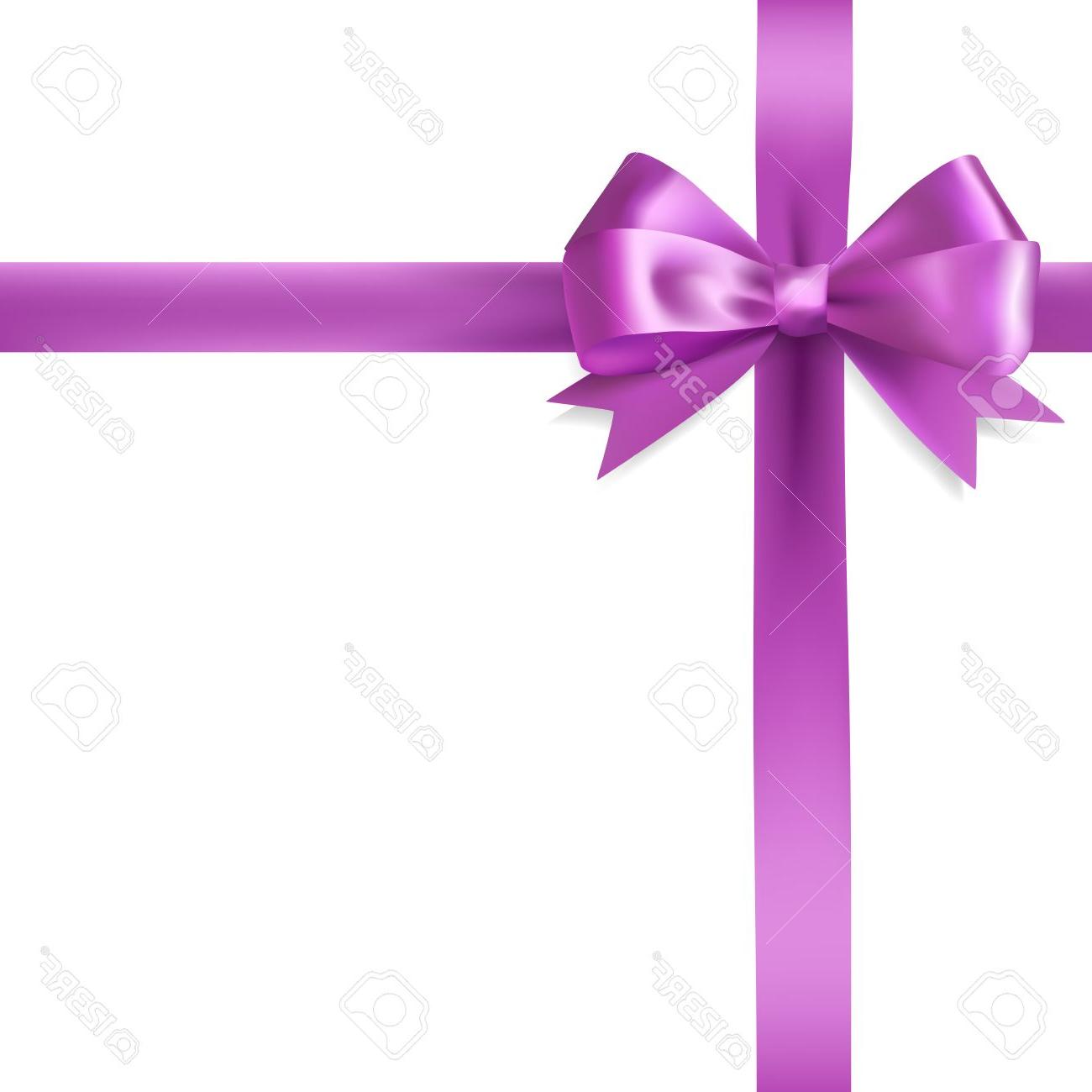 1300x1300 Best Purple Ribbon Vector Drawing Vector Images Design
