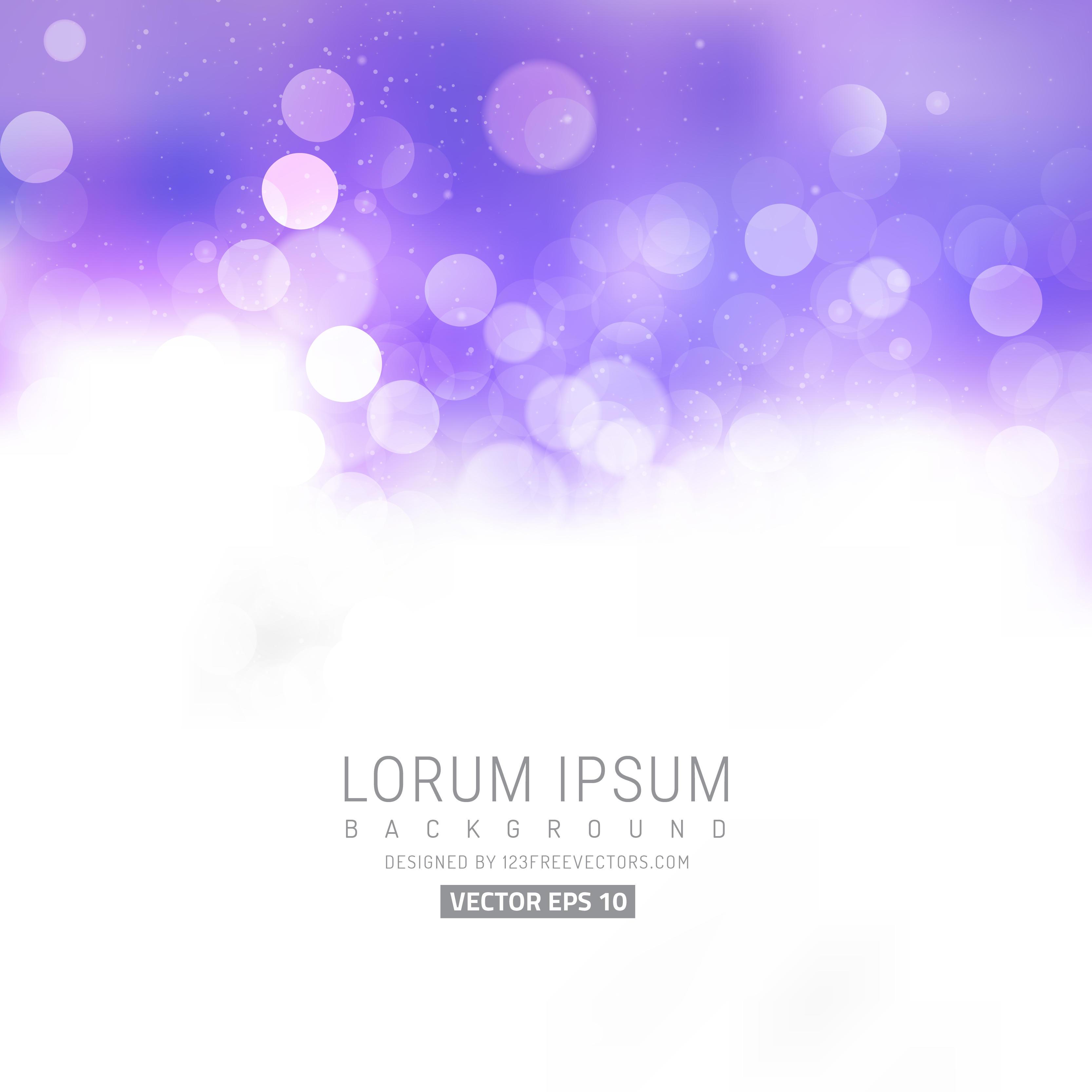 3333x3333 Abstract Light Purple Bokeh Background Vector