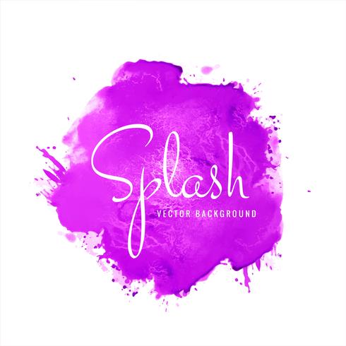 Splash Of Purple Watercolor Vector Background 490x490 Splash Of Purple Watercolor Vector Background