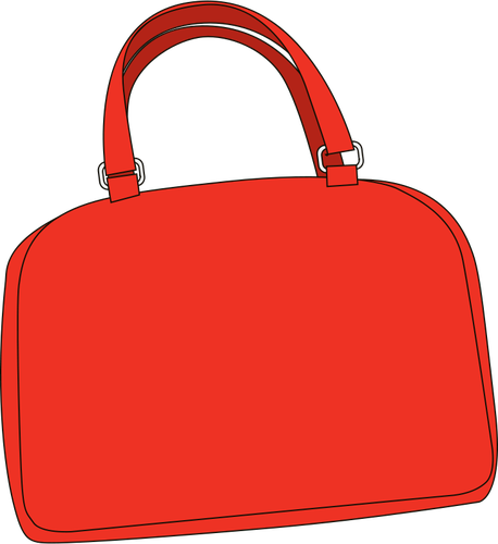 458x500 Ladies Purse Vector Image