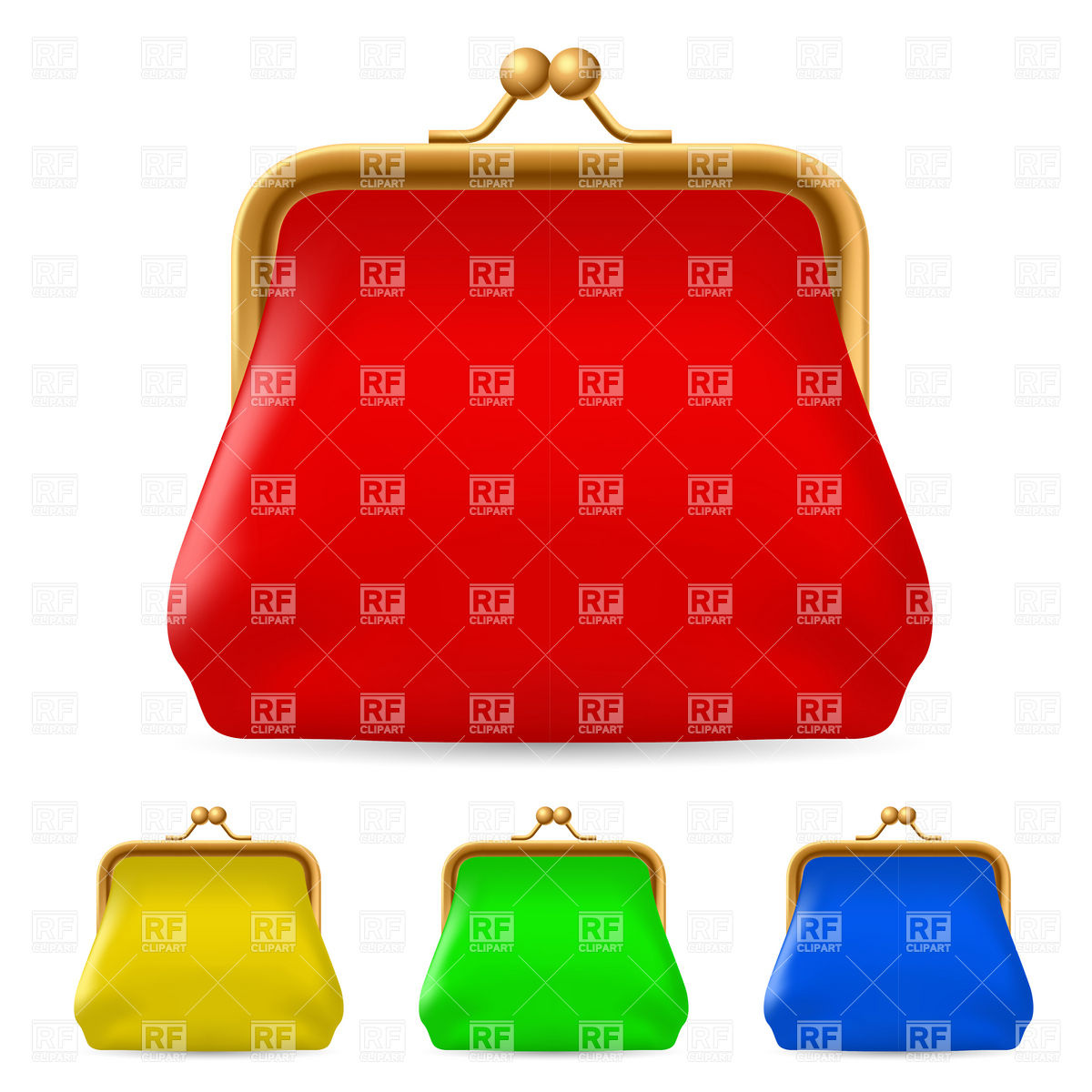 Colorful Purses Vector Image Of Objects Dvarg 1200x1200 Colorful Purses Vector Image Of Objects Dvarg