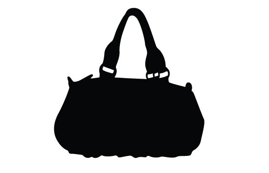 Ladies Handbag Silhouette Vector Women Vector Graphics 550x354 Ladies Handbag Silhouette Vector Women Vector Graphics