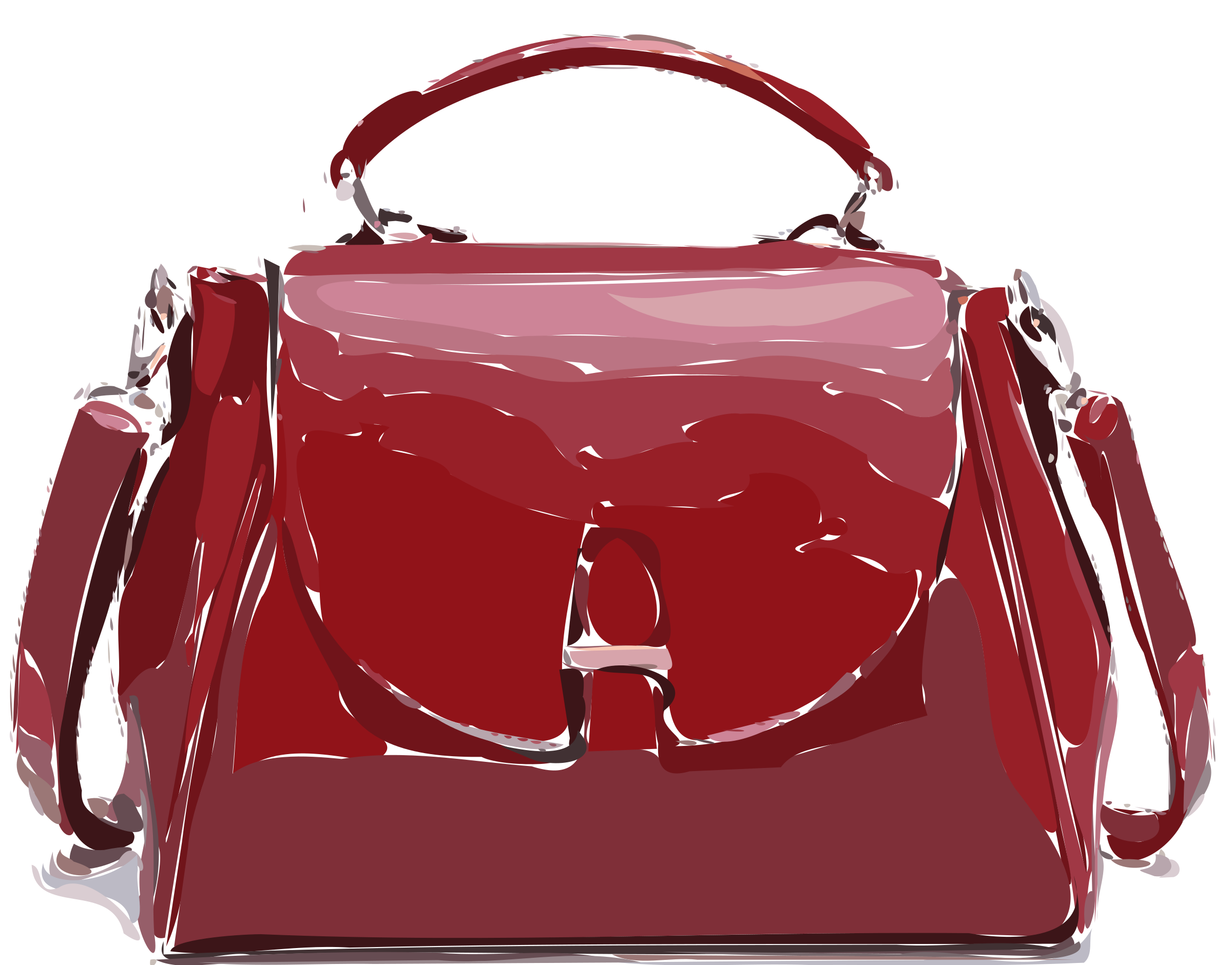 Red Purse Vector Clipart Image 2400x1881 Red Purse Vector Clipart Image