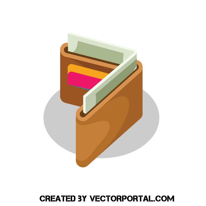 Wallet With Cash Vector Image Business And Finance Vectors 660x660 Wallet With Cash Vector Image Business And Finance Vectors