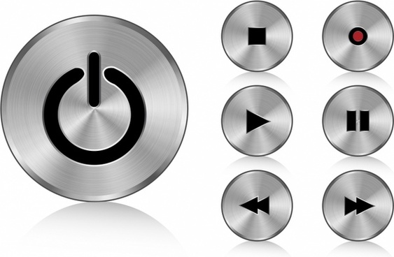 Push Button Vector At Collection Of Push Button