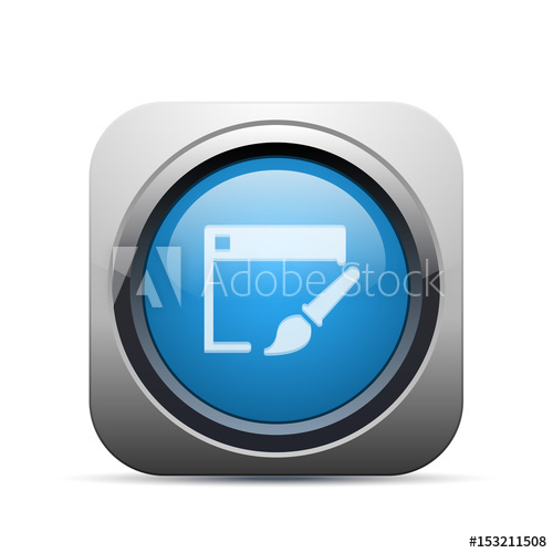 Square Push Button Vector 500x500 Square Push Button Vector
