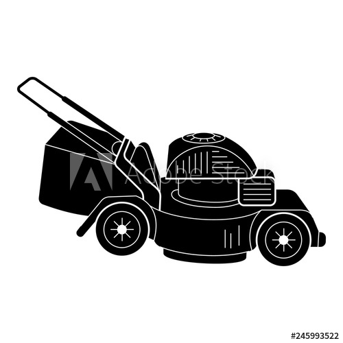 500x500 Motor Lawn Mower Icon Simple Illustration Of Motor Lawn Mower