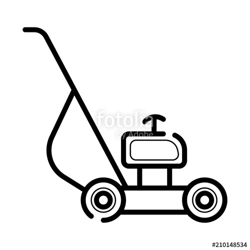 500x500 Lawn Mower Icon, Vector Stock Image And Royalty Free Vector