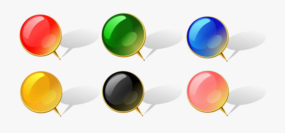 920x430 Push Pin Vector Art Graphics