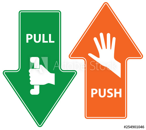Push Pull Vector at Vectorified com Collection of Push Pull Vector